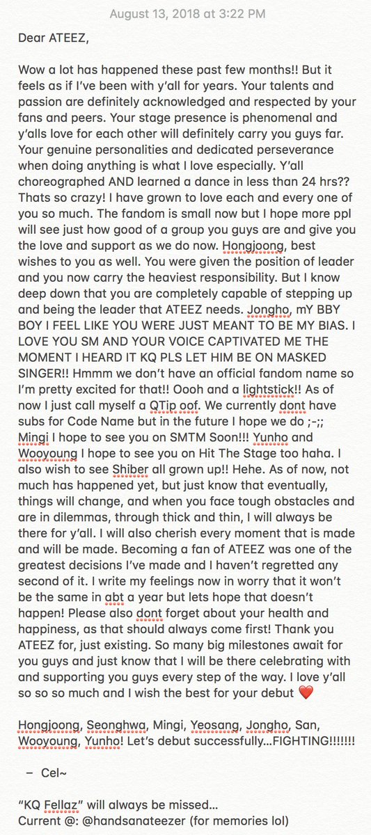 yixingsluvbot's tweet photo. @saltymingi @ATEEZofficial @kqent Omg this really made my uwus come out tysm for making this project I really love it!! I wanted to type as much as I could cuz who knows what'll happen in a year or so🤧 I also wanted to attach these photos too for memories~

@ATEEZofficial Fighting!!~ 💖💞💓💘💕 #Always8 https://t.co/6uQI3KrS9v