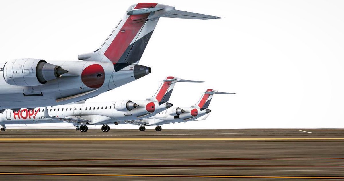 infiniteflight's tweet image. Nice shot of HOP! tails taken by infiniteflight_pix (on Instagram) lined up at the gate!
#infiniteflight #infiniteflightpro #flightsim #flightsimulator #mobileflightsim #avgeek #communitymember #communitymembermonday