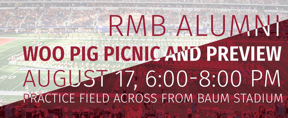We have had an incredible response to the RMB Alumni Picnic and Preview! Over 200 alumni and family members have signed-up to join us this Friday. 
Any alumni that missed the registration are still welcome to join us to watch the RMB and celebrate the end of Early Week.