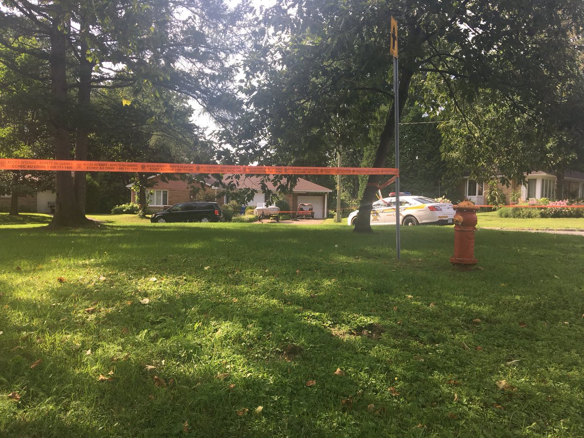 Les policiers viennent de retrouver le vélo du garçon de 7 ans disparu à Shawinigan sur l’avenue du plateau #rcma