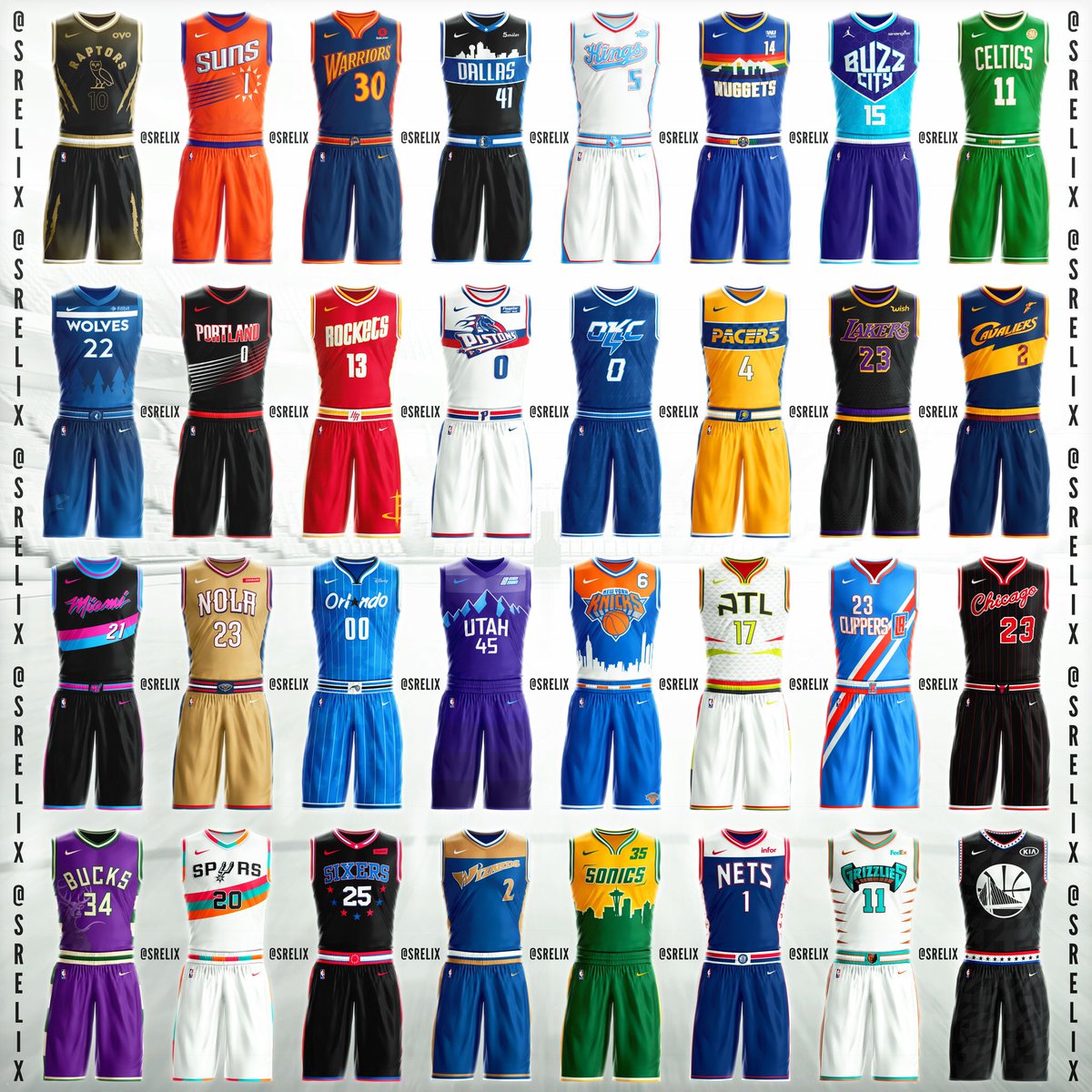 every nba all star jersey