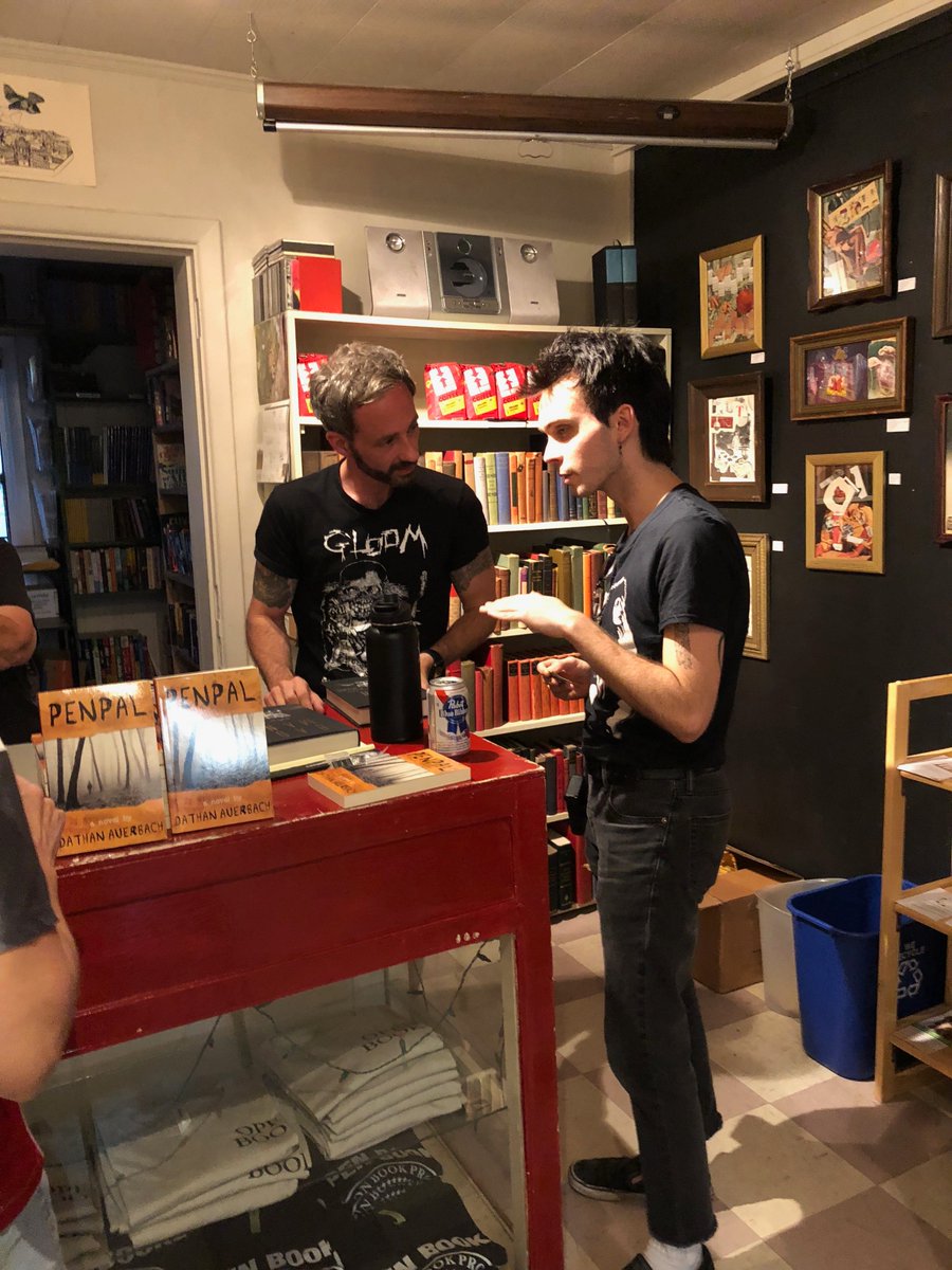 .<a href="/1000Vultures/">Dathan Auerbach</a>'s BAD MAN is out in the world! Here are pictures from the launch celebration at Open Books in Pensacola, FL this past Saturday!