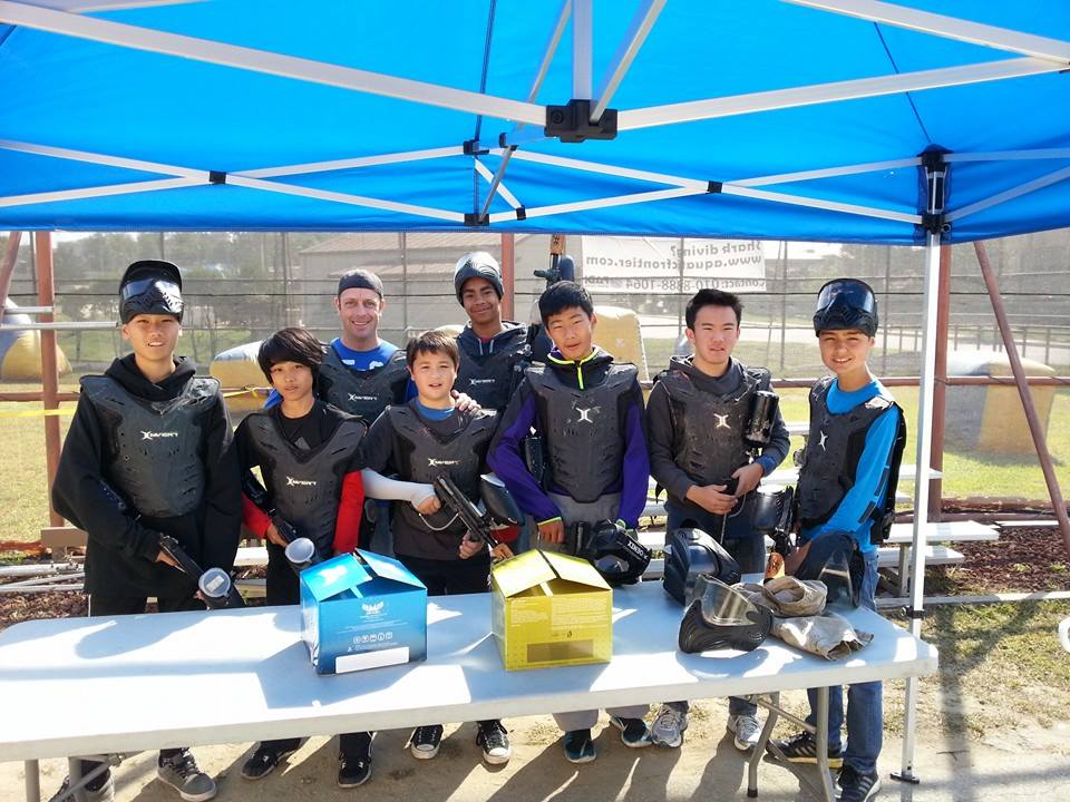 WIth my first son trainee 

My son is at the first right