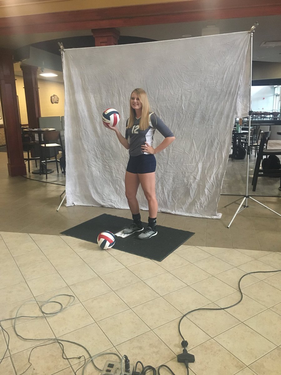 MVNU_Cougars's tweet photo. #MVNU Volleyball had a group of troopers throughout a day full of media! Thanks for your cooperation, and we appreciate Joe Rinehart of @WNZR_FM for coming out to video. #MVNU Athletics is looking forward to seeing you all take the court in front of the home crowd! #MVNUnited https://t.co/Ucx7KEq153