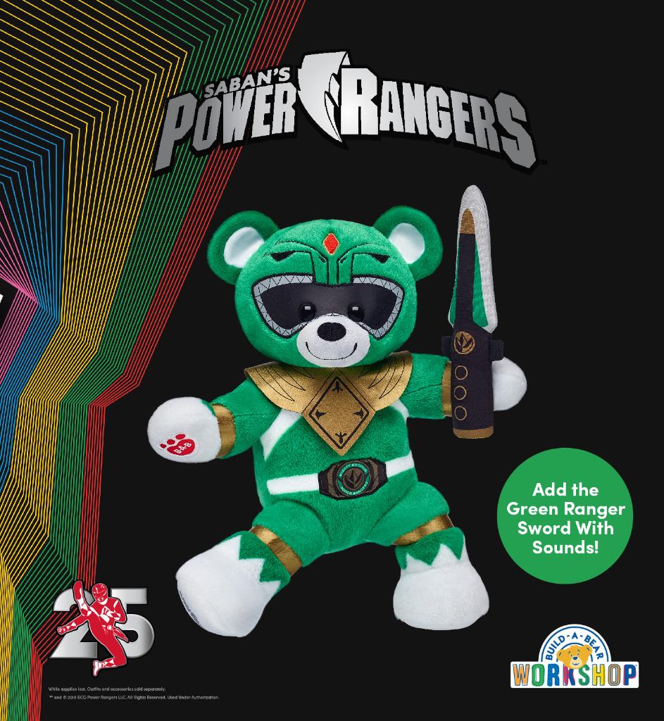ClackamasTC's tweet photo. All systems go! Morph the power with the NEW limited edition Power Rangers Green Ranger at @buildabear! It's an epic way to commemorate 25 powerful years! https://t.co/rarFZwicPl