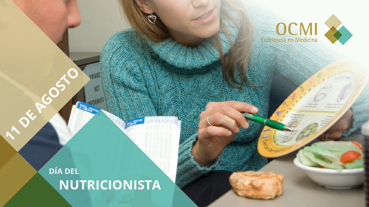 ocmi_bariatrica's tweet photo. 11 DE AGOSTO. DÍA DEL NUTRICIONISTA.
#diadelnutricionista #vidasana #comersano #ocmi #nutricion https://t.co/7QnP8T9OLV