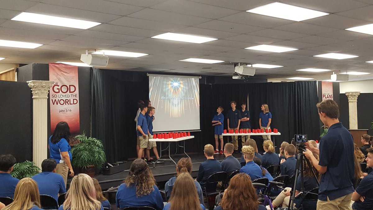 SCSHeadofSchool's tweet photo. HS battle of the cups! Juniors and Seniors into the final! https://t.co/viPDYtHXMo
