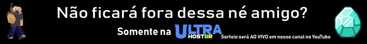Desafio até o dia 16/09/2018
Data de aniversário da UltraHostBR!

Chegar aos 3K de seguidores.
Chegar aos 50 RT's.
Marcar 2 pessoas no comentário deste post.

Iremos sortear 3 CUPONS de HOSPEDAGEM GRÁTIS por 1 MÊS!
-> Hospedagem de 1GB