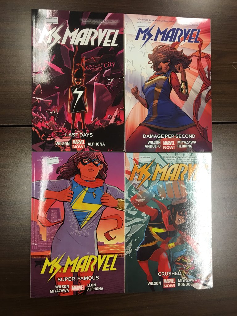 MxGreenTheatre's tweet image. I'm pretty psyched that Ms. Marvel was so well-represented. #DiversityInComics