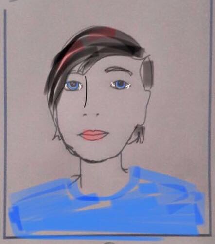 Love this lovely portrait by Paula and John Burton.  #art #songs #album #comingsoon #indieartist