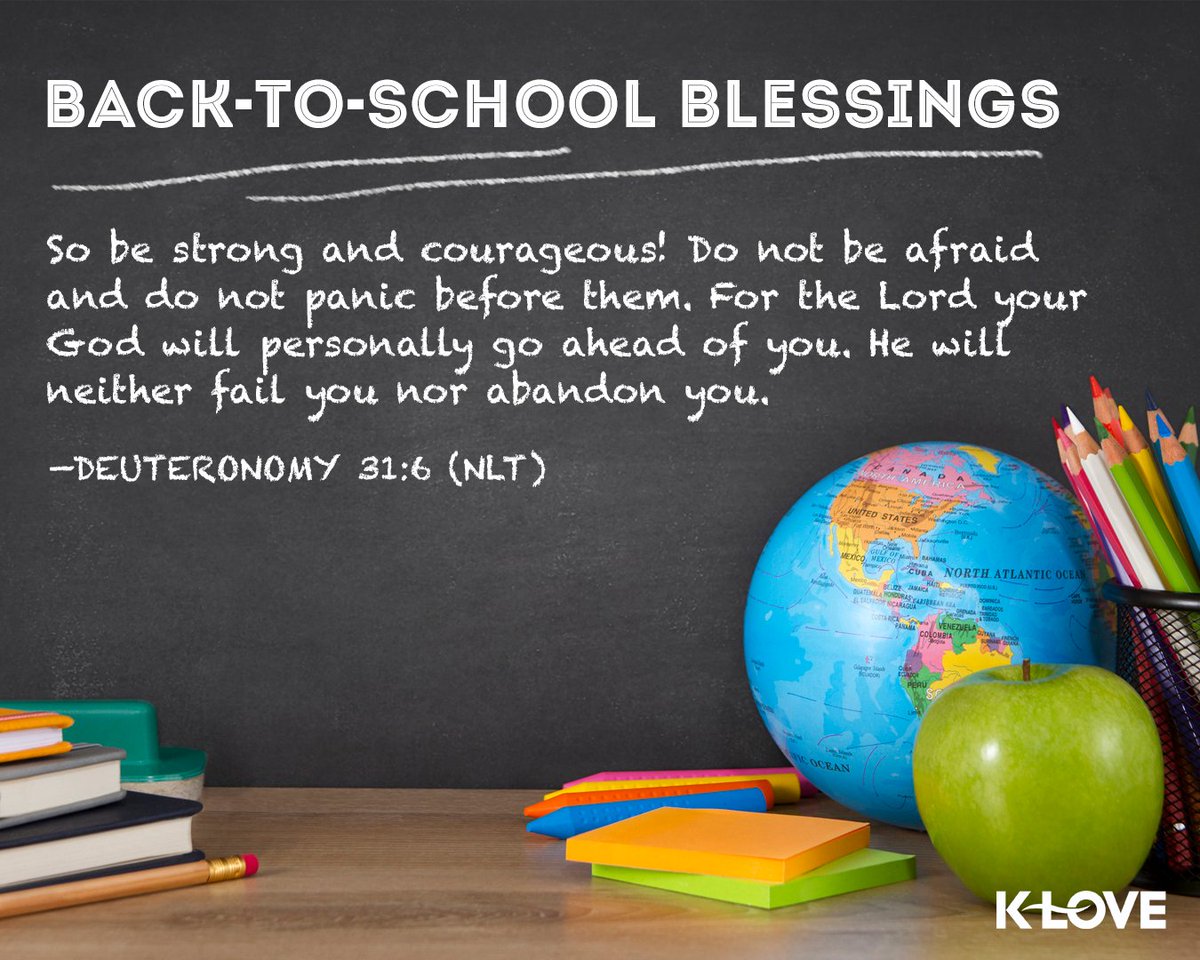 Back to School Bible Verses, New School Year