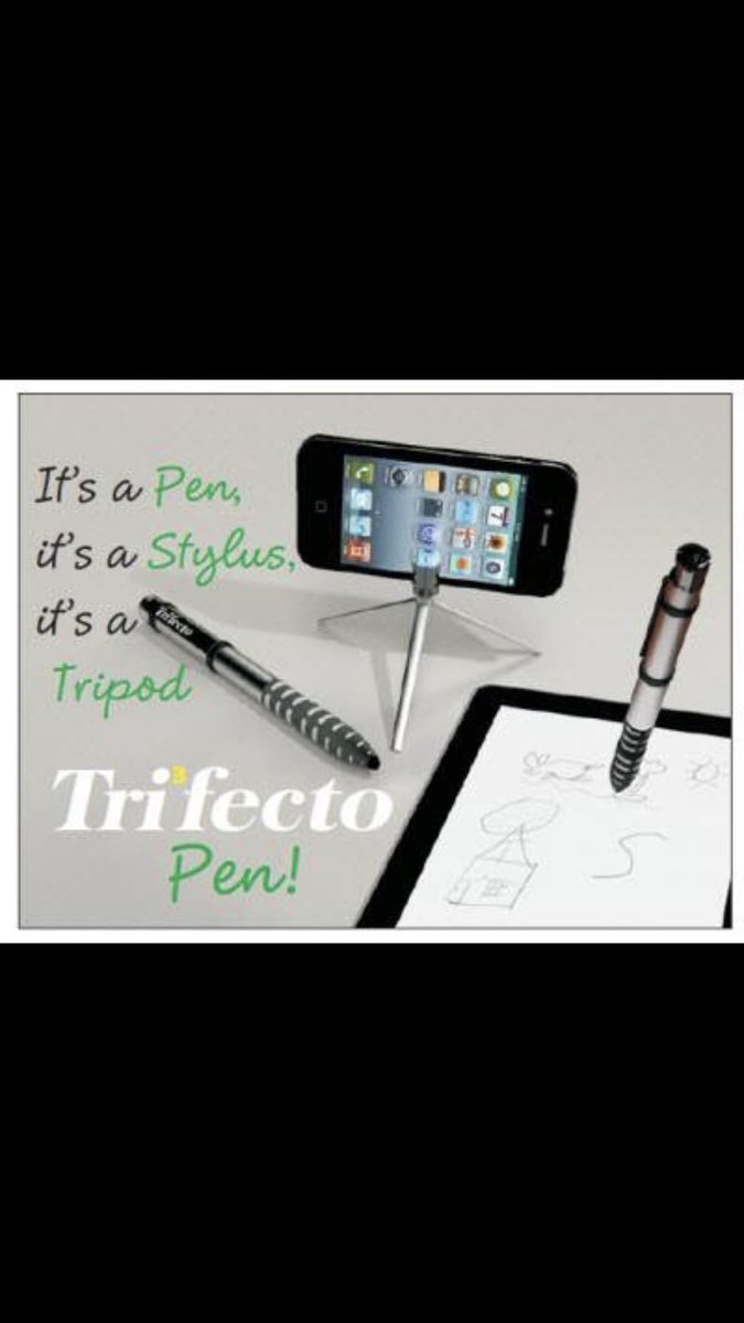 23funshine's tweet photo. It’s a pen, it’s a stylus, it’s a tripod #trifecto https://t.co/KLwVRpgWwn