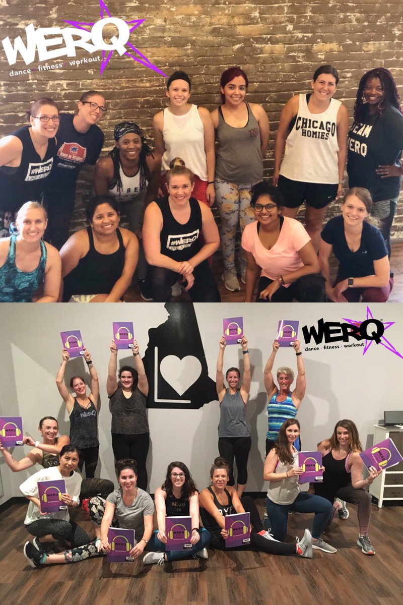 WERQfitness's tweet photo. #eastcoast and #Midwest representing!!! Congratulations to the newest members of the #WERQforce who were certified in #Nashua #NH and #Chicago #IL. We look forward to watching you spread the #WERQ love! 

#illinois #newhampshire #WERQit #newadventures #WERQlikeaboss #dayone https://t.co/2b7MhVayWR