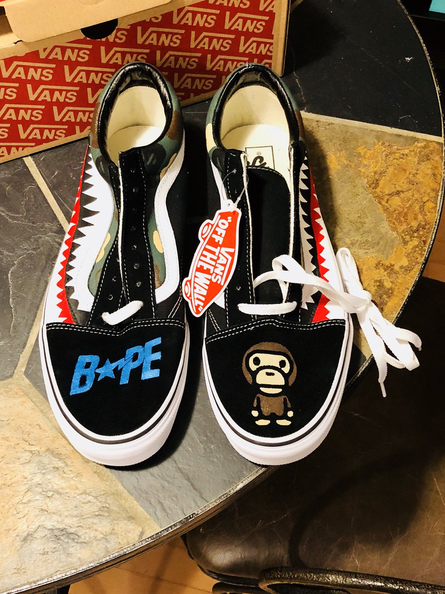 vans collab bape