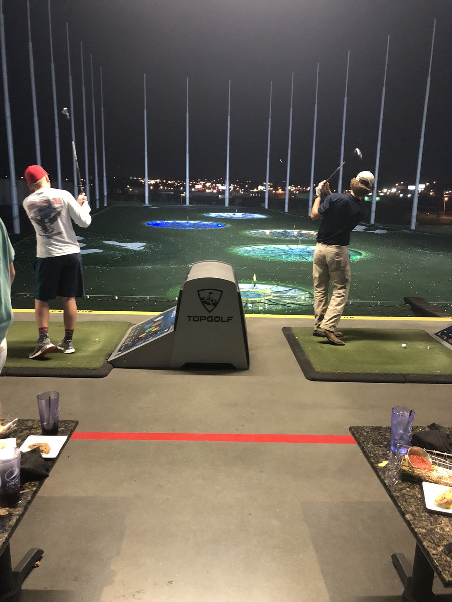 BAGolfSquad's tweet photo. Great night for BA golfers at Top Golf - gearing up for a great season #teamba #fairwaysandgreens https://t.co/M3gJ8aqdrd