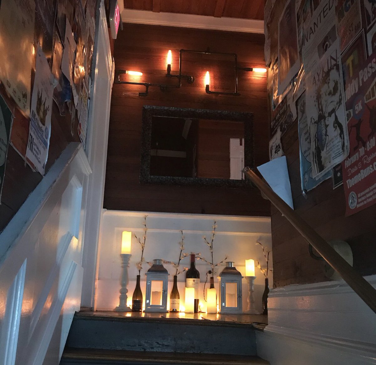 one_restaurant's tweet image. The stairs will lead you to Heaven ——-&amp;gt; Plus Wine 🍷Champagne🥂and Martinis🍸#point5 #nineonefivekw #tapasandwinebar #stairsthatleadtolibations @one_restaurant