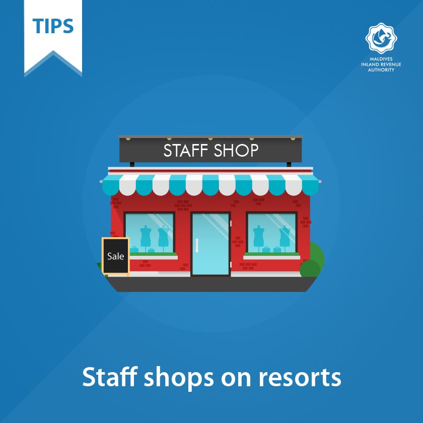 A staff shop on a resort must charge GST at 6%, provided they only serve the staff of the resort and is registered for GST.