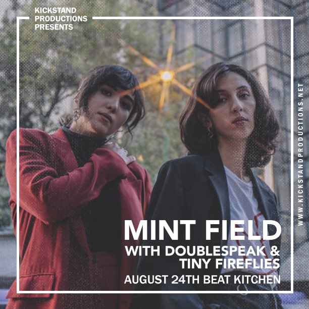 tiny fireflies (@tiny_fireflies) on Twitter photo Hey friends, our next show is 8/24 at <a href="/beatkitchenbar/">Beat Kitchen</a> with <a href="/mintfieldband/">Mint Field</a> and double speak ✨ see ya there! <a href="/kickstandshows/">Kickstand Productions</a> Hey friends, our next show is 8/24 at <a href="/beatkitchenbar/">Beat Kitchen</a> with <a href="/mintfieldband/">Mint Field</a> and double speak ✨ see ya there! <a href="/kickstandshows/">Kickstand Productions</a>