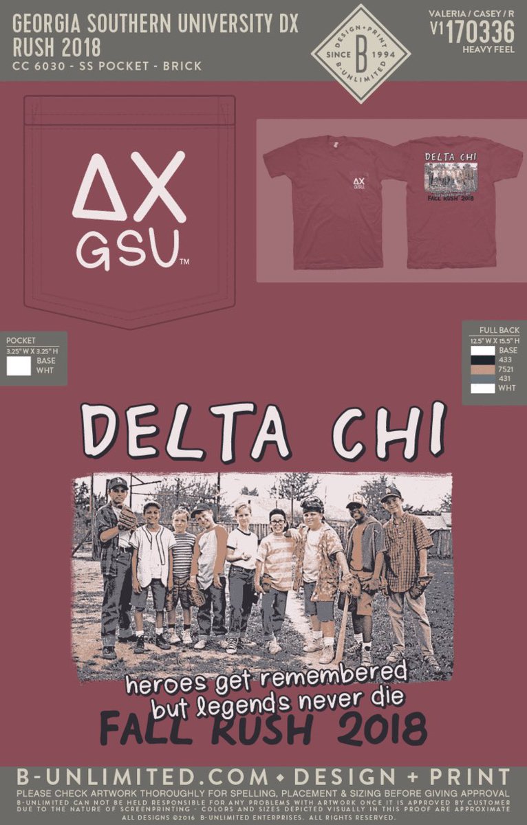 DeltaChiGSU's tweet photo. Rt for a chance to win a free DX Fall 18 Rush t-shirt! Why not go ahead and buy a few while you’re at it! https://t.co/Gf4IKtjG2R  #iconic #sandlot https://t.co/TYes4SVl2v