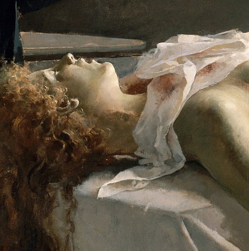 Autopsy (details) by Enrique Simonet, 1890. 