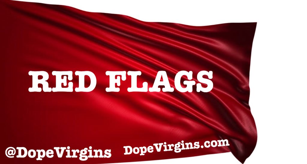 Heaven_LA's tweet photo. Red flags are ALWAYS there in a toxic relationship. 🚩They’re either IGNORED OR OVERLOOKED. Acknowledge them! Trust your instincts. 😘❤️❣️🍒 @DopeVirgins #DopeVirgins #Bae #Dating #Love #Relationships #RelationshipGoals #RelationshipTips #LoveQuotes #LifeQuotes #DailyQuotes https://t.co/WPCLkGkfvy