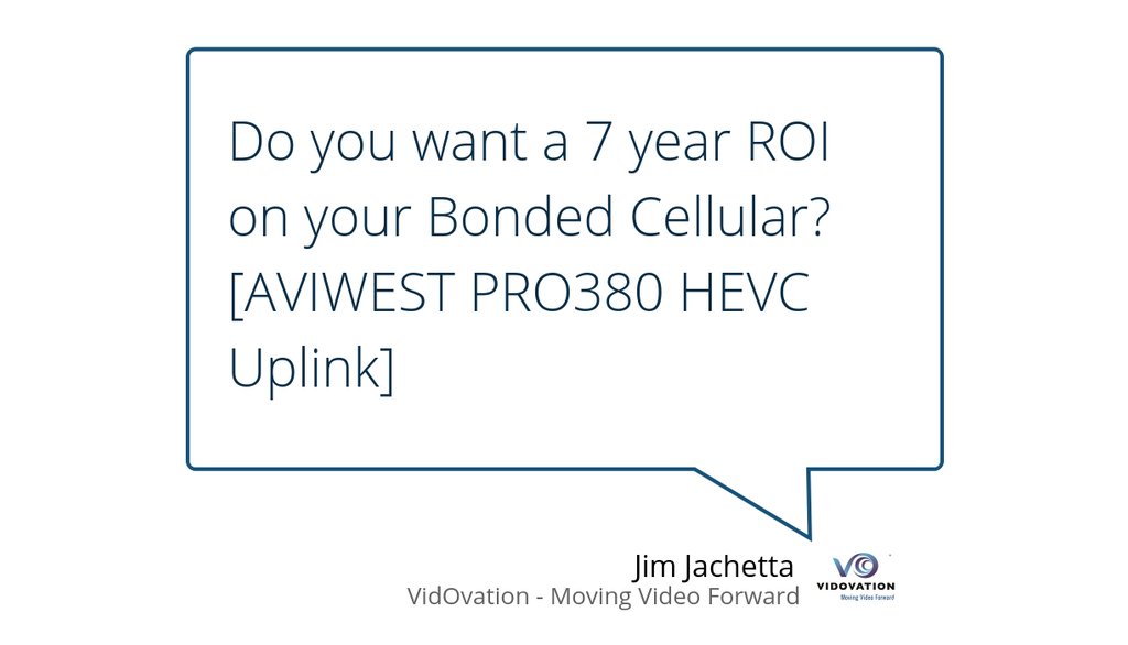 JimJachetta's tweet image. &quot;AVIWEST takes the philosophy of over-engineering the hardware of their products thus delivering customers a return on investment of up to seven years.&quot; goo.gl/V2C6y4 #AVIWEST #News #HighEfficiencyVideoCoding #HEVC