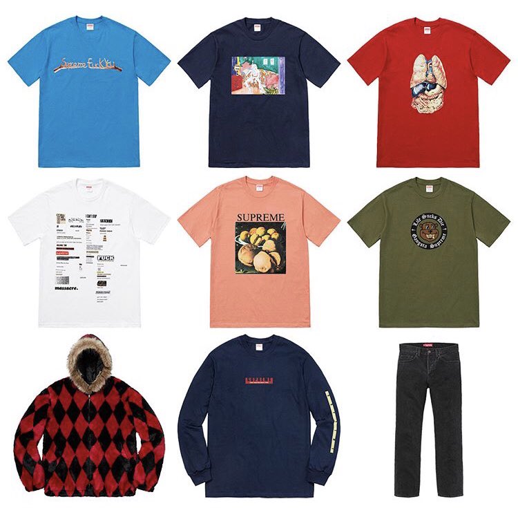 Supreme Leaks News on Twitter: "Part of the Week 1 #Supreme drop (will update with the rest