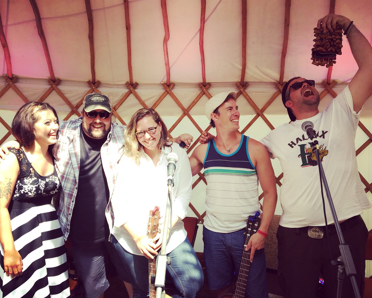 Yurts, Monkey Nuts and Songwriters <a href="/Blacktopball_NS/">The Blacktop Ball</a> with Jon Landry, <a href="/carmelmikol/">Carmel Mikol</a> Niki Veinot <a href="/cammacmaster/">Cam MacMaster</a> Big thanks to <a href="/TheStanfields/">The Stanfields</a> <a href="/GroundSwellMus/">GroundSwell Music</a> for an awesome time! #songwriter #yurt #musicfestival #livemusic #novascotia #monkeynuts