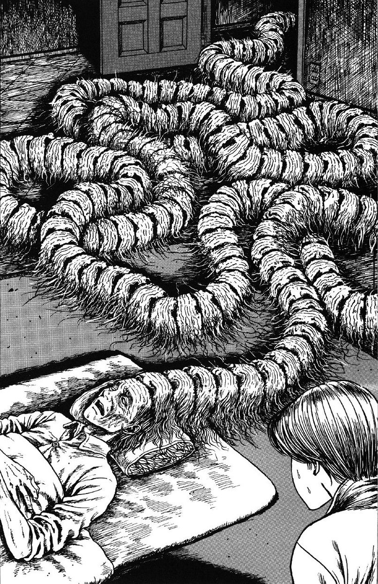 #SilentHills had another awesome creative talent: horror manga master Junji Ito ??

"The Aesthetic of the Macabre"

@HIDEO_KOJIMA_EN @Kojima_Hideo @RealGDT @junjiitofficial #Art 