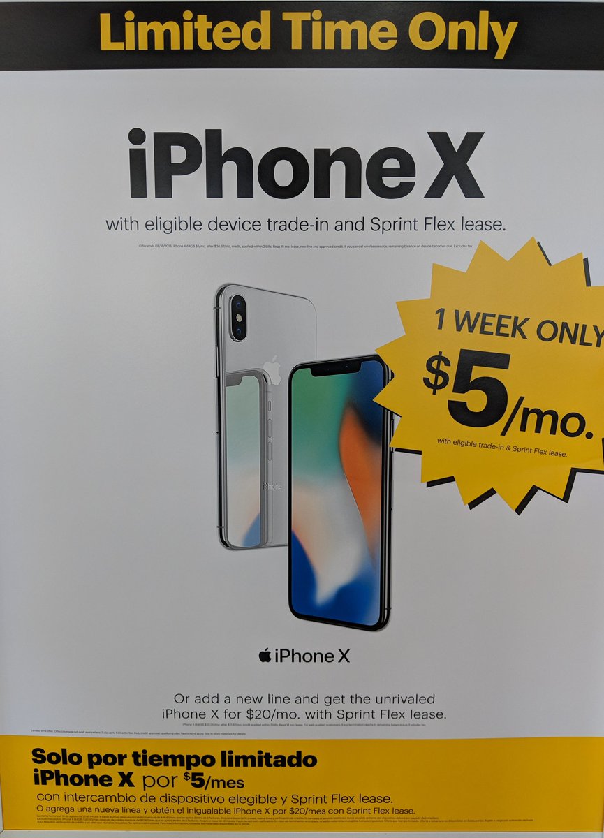 TIME IS RUNNING OUT!!! Don't miss out on the best deal in wireless. Only $5/month for the #iPhoneX!!! Stop by our store today at 35 Douglas Dr #Oceanside 92058. To book an appointment, call us at (760)994-4565. <a href="/oceanhunter671/">Dino Zervoulakos</a> <a href="/MikeXPC/">Mike</a> @marqu032