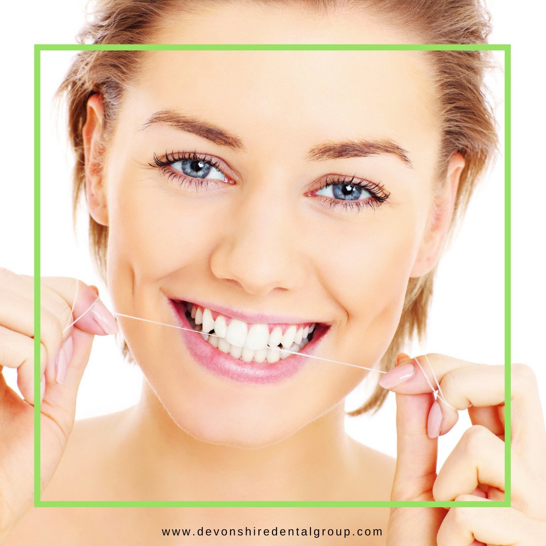 DevonshireDent's tweet photo. #Flossing teeth should be done daily, and antiseptic rinses should be done once or twice a day. Flossing your #teeth regularly removes residual buildup between the teeth. Rinsing your mouth removes #bacteria that cause #gumdisease and bad breath. https://t.co/wdChYtWLxB