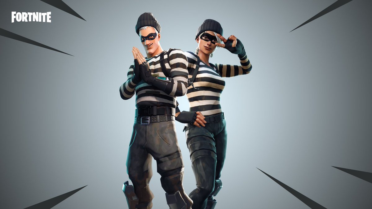 Fortnite's tweet photo. Take flight in the night with the Raven Outfit and Jailbird gear.

Available now! https://t.co/lW2JYq6NvU