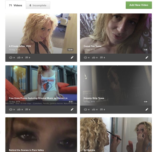 #ModelMonday : Proud to say Ive selfie-shot &amp; created over 70+ clips for my private members only site<a href="/tag/modelmonday"class="tags">#ModelMonday</a><a href="/tag/erotica"class="tags"><span>#erotica</span></a><a href="/tag/pov"class="tags"><span>#pov</span></a><a href="/tag/content"class="tags"><span>#content</span></a><a href="/tag/artistsontwitter"class="tags"><span>#artistsontwitter</span></a><a href="/tag/cre"class="tags"><span>#cre</span></a>