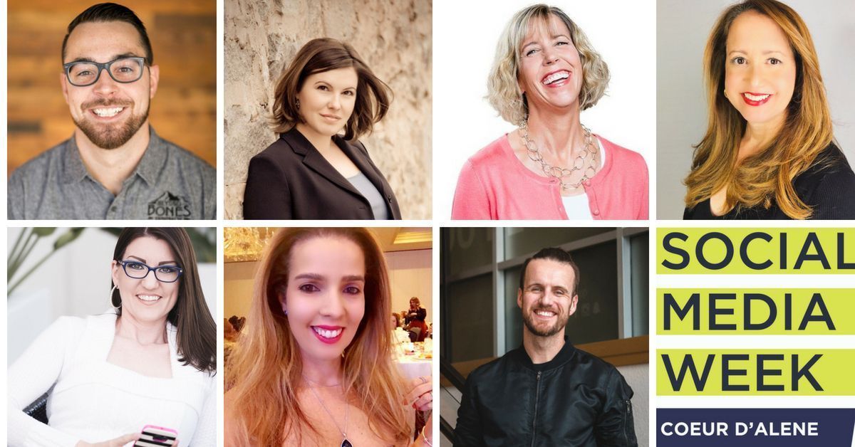 The_Social_Web's tweet photo. Buy your early bird tickets now for Social Media Week Coeur d'Alene: September 10-12th, and save 20%! Use coupon code: EARLYAUGUST #smallbizchat #smmgr #socialmediamarketing https://t.co/NtSeeZQR2C https://t.co/VVhVvjQUmn