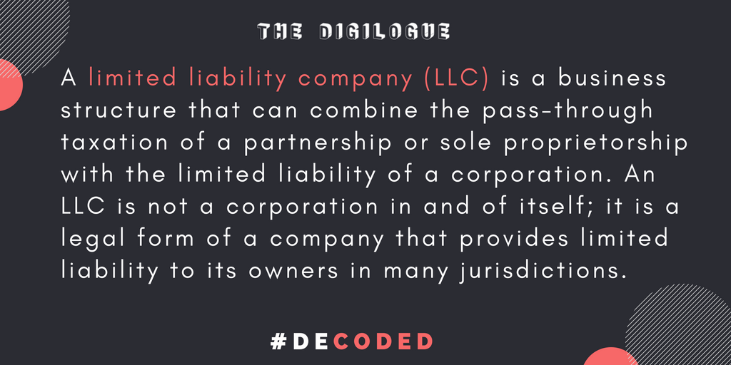 thedigilogue's tweet photo. The primary difference between a partnership and an LLC is that an LLC separates the business assets of the company from the personal assets of the owners, which insulates the owners from the LLC's debts and liabilities. #thedigilogue via @Investopedia https://t.co/nolOdU1K02