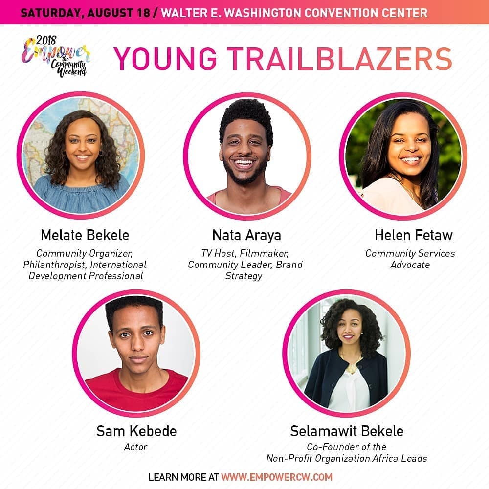 EthioBeautyMag's tweet photo. #WhatsOn Washington DC, USA
Don't miss the #EmpowerWeekend this Saturday, a groundbreaking event that brings together the largest #EastAfrican community in DC. Check out the stellar lineup & Programme 🇪🇹 🇪🇷
https://t.co/6bpSlsYiiq
#ecw2018 #Habesha #Ethiopian #Eritrean https://t.co/2OQ7pfdlRS