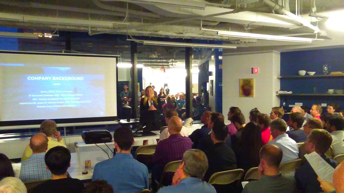 MaureenManALM's tweet photo. @PatentMansfield @BostonNewTech @WorkAtTheYard @adjoint_io Making it's work home @WorkAtTheYard is @adjoint_io, one of tonight's #fintech &amp; #blockchain #tech #startups pitching @BostonNewTech #Startup Showcase #BNT92 #innovation https://t.co/yOMLiyrgiy