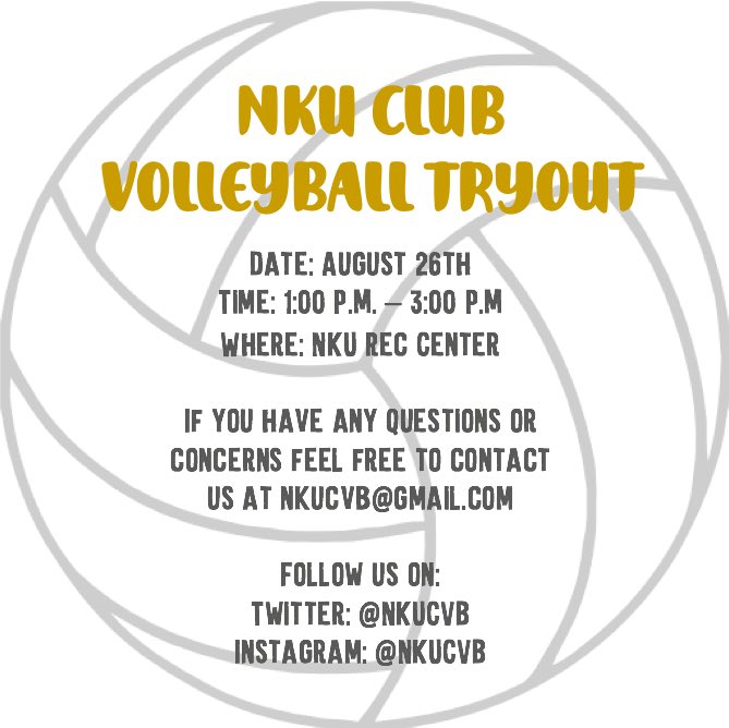 Tryouts are less than 2 weeks away!! If you’re interested in attending open gym and tryouts, DM us for more information! 🏐
