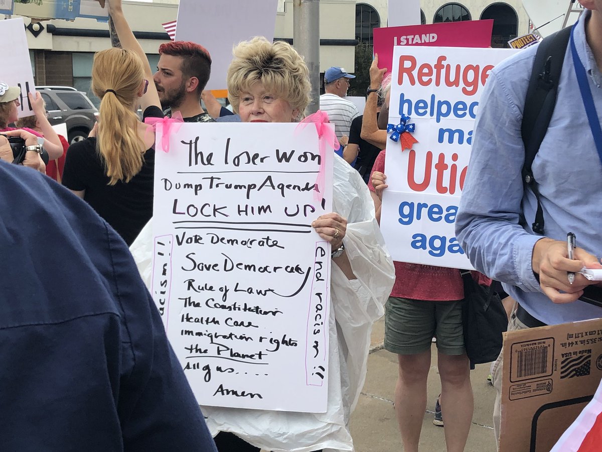maggiemcmyler's tweet photo. #epicNY22protest #TrumpInUpstate https://t.co/g9FltYPYIe