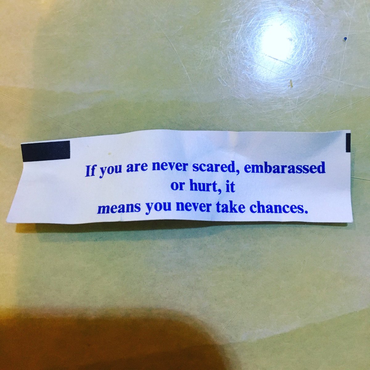 DrJenShineDyer's tweet photo. Taking chances is a good thing even though it hurts sometimes. #noregrets #bestwaytolive :) https://t.co/q7yM8WlpuJ