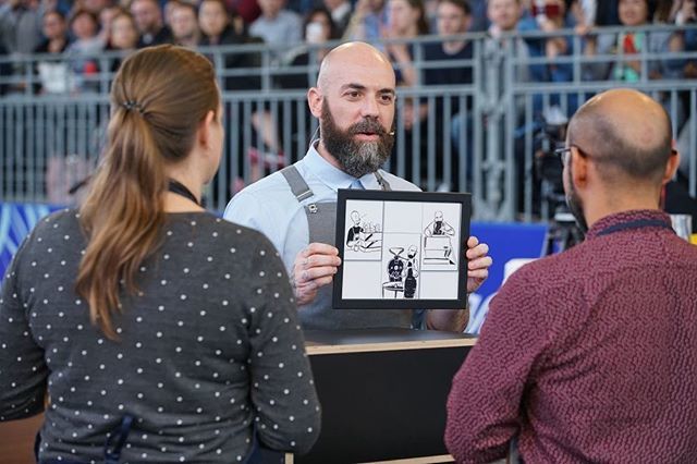 BARISTAMAGAZINE's tweet photo. Longtime competitor and multi-year national barista champion Joh Gordon—who has represented both the U.K. and New Zealand in WBCs—is the subject of a fascinating interview today at Barista Mag Online. This photo by @jeffhannfilms for @wcoffeeevents was s… https://t.co/Qaj7xBd8MK https://t.co/37qfYqMwYh