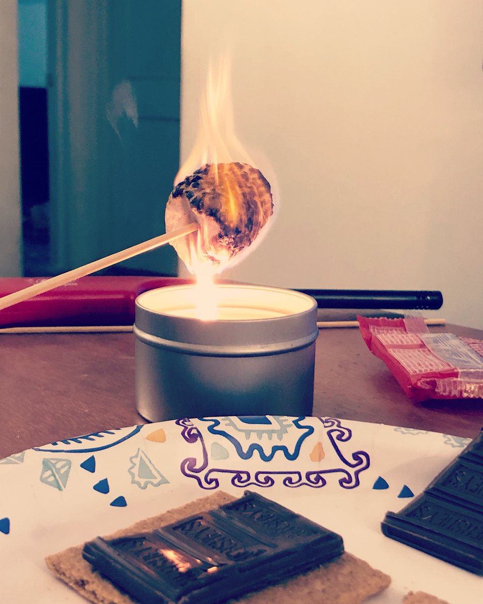 ThomasNewman's tweet image. Making smores with my wife. #getdatebox