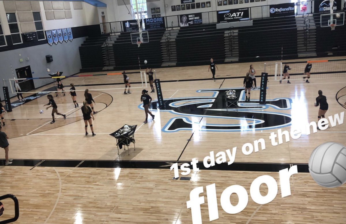 JAGVBALL's tweet photo. Day 1 on the BEST floor in the state!! #WEARESPAINPARK @SpainParkATH https://t.co/d7ZInhHrtO