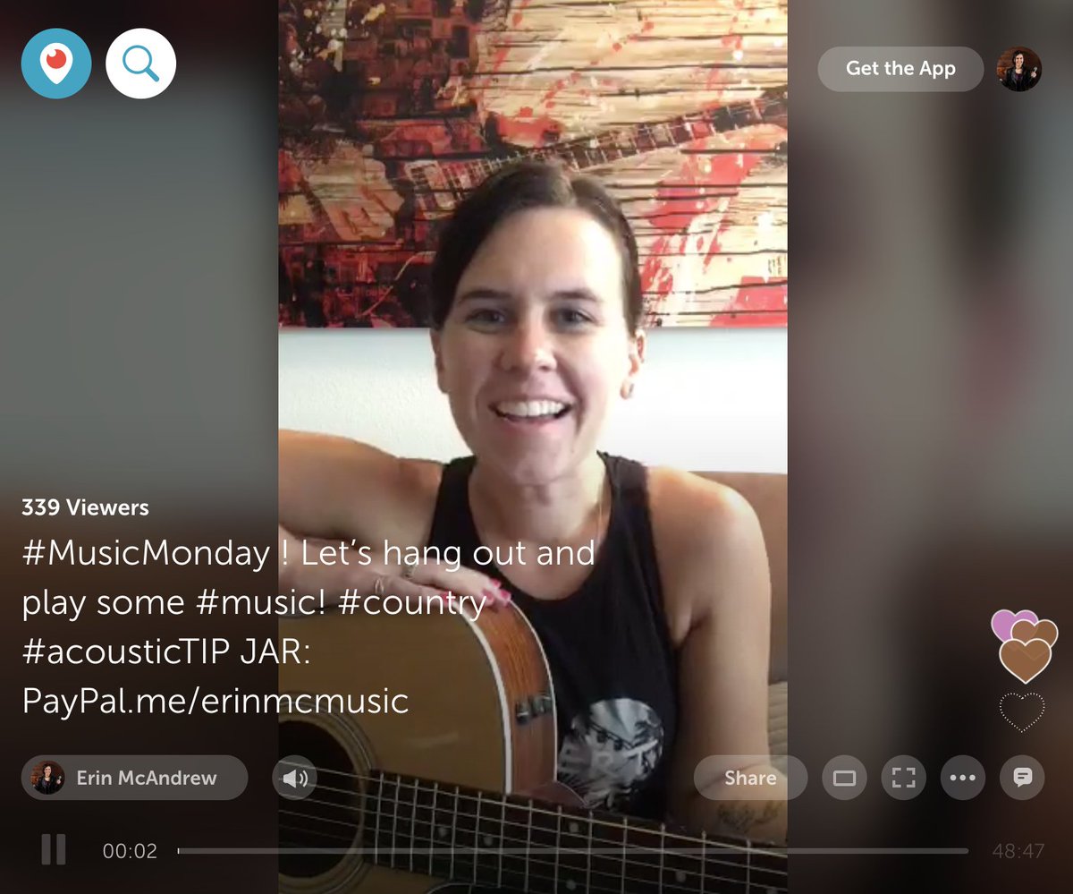iamErinMcAndrew's tweet photo. Are you following me on @PeriscopeTV? Make sure you do so that you can be notified when I do my LIVE broadcasts, which will be frequently! #periscope #periscopemusic #periscopetv
https://t.co/soVpygPRnn https://t.co/jOAExjBWOg