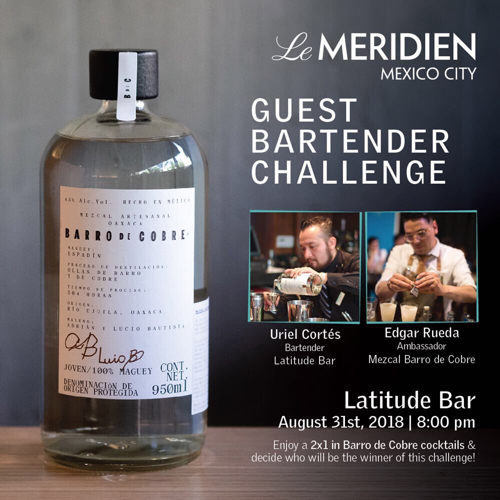 Te esperamos este 31 de Agosto con <a href="/BarroDeCobreMX/">Mezcal BarroDeCobre</a> #CocktailWorkshop #EventoSinCosto #RSVP