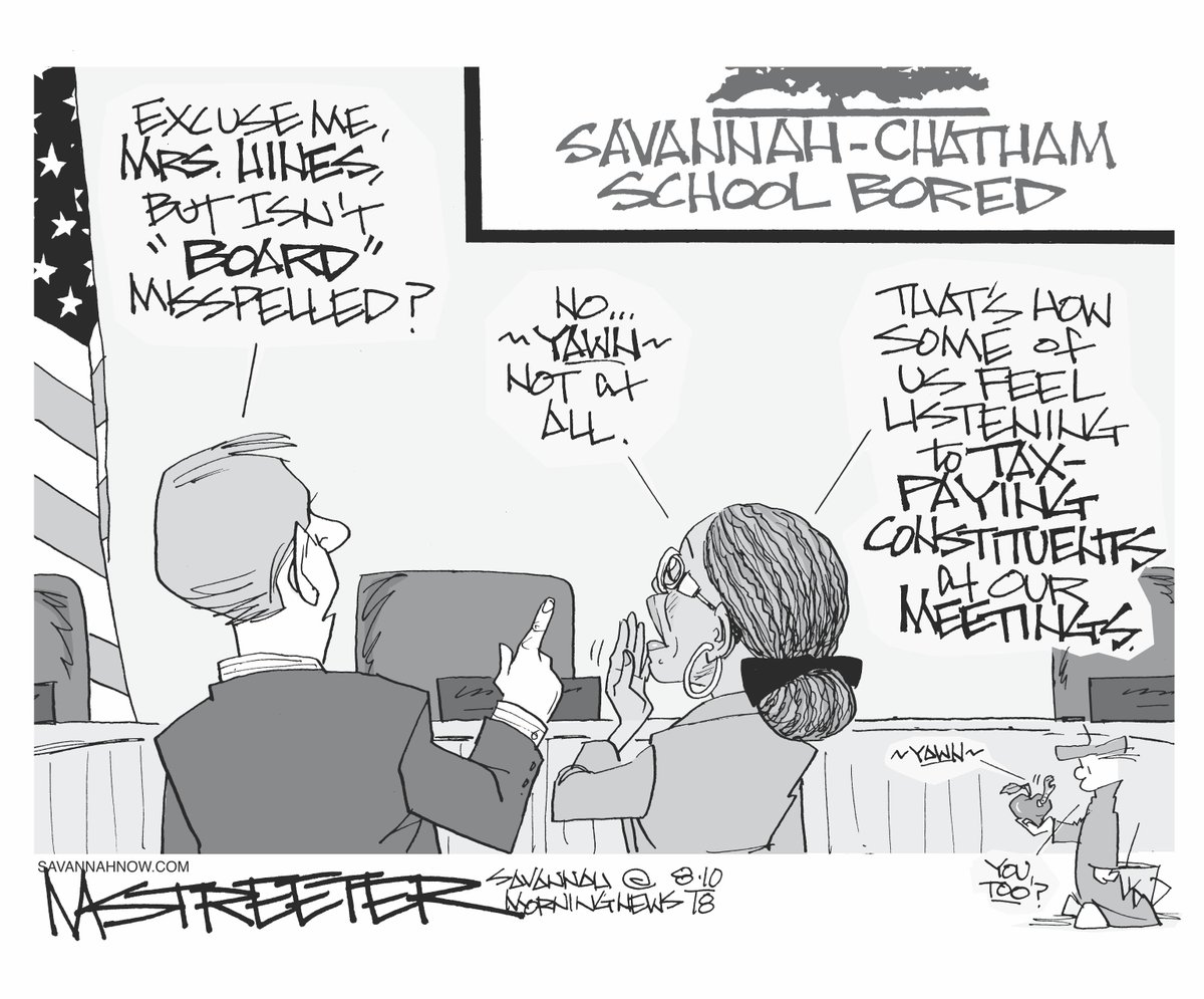 SavannahNow's tweet image. #Streeter Cartoon: Speaking Of Typos: bit.ly/2KM8JRD | @MarkStreeterSMN | #Savannah