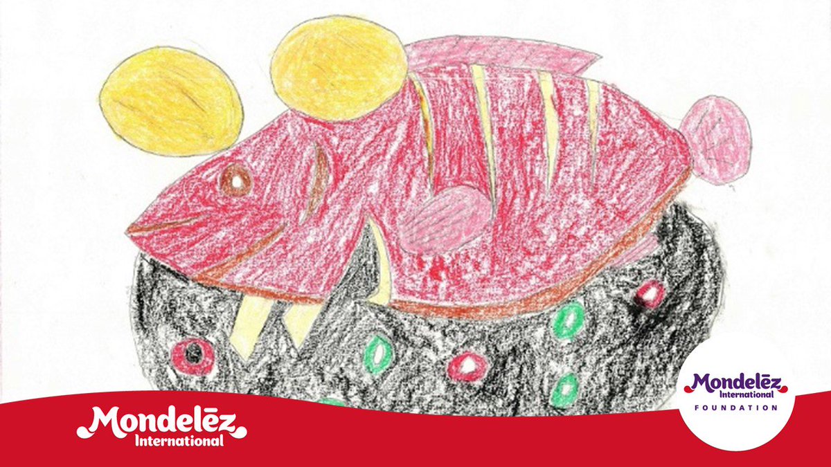 MDLZ's tweet photo. Colorful creations: The talented students in our #MDLZ #HopeKitchen in #China drew pictures to illustrate their favorite activities! #HopeKitchen helps students develop healthy habits by improving rural school kitchens and teaching nutrition &amp; active play. https://t.co/kuLAhVCRal