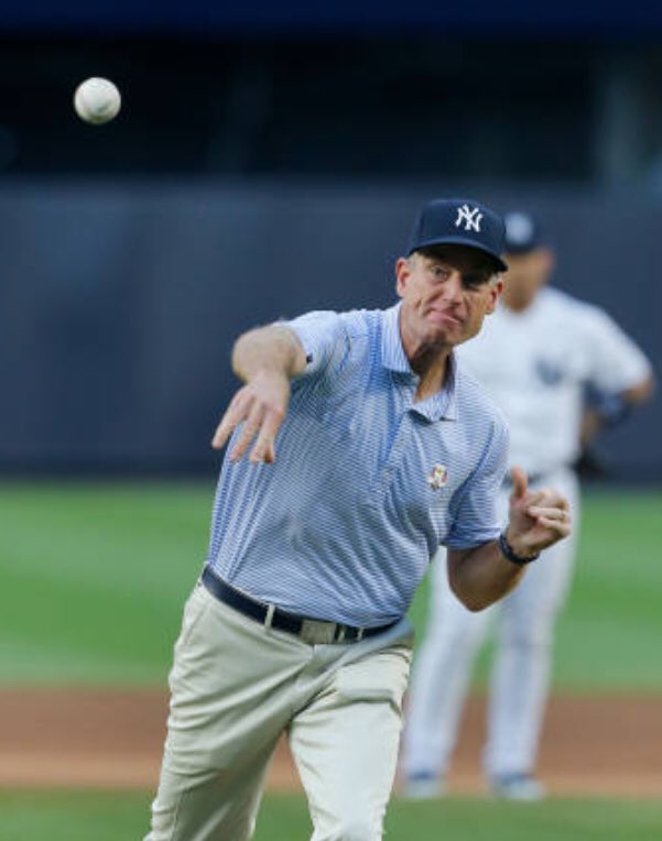 Strike! Yankee fans were surprised to see ⁦<a href="/jimfuryk/">Jim Furyk</a>⁩ deliver a low, outside heater. NY photographers overheard saying, “That guy picked the wrong sport.”
