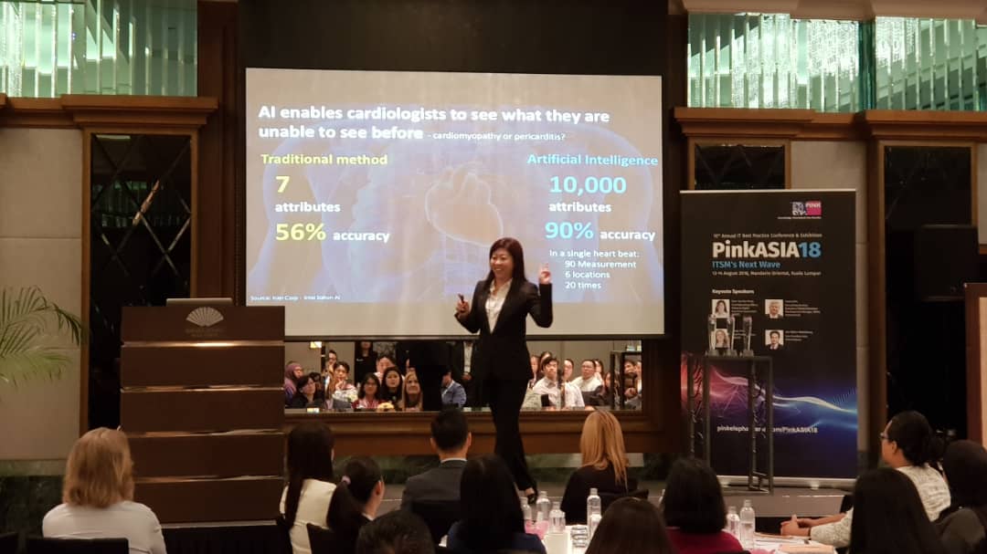 WanPengNG's tweet photo. Disrupted or get disrupted. Businesses need to transform to stay ahead of the competition. #PinkASIA18 @mymdec https://t.co/0hwfaXVdpc