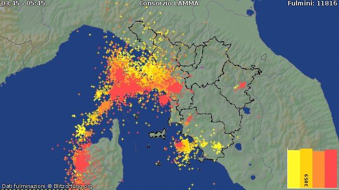 #allertameteoTOS le  fulminazioni nelle ultime due ore lamma.rete.toscana.it/meteo/osservaz…
